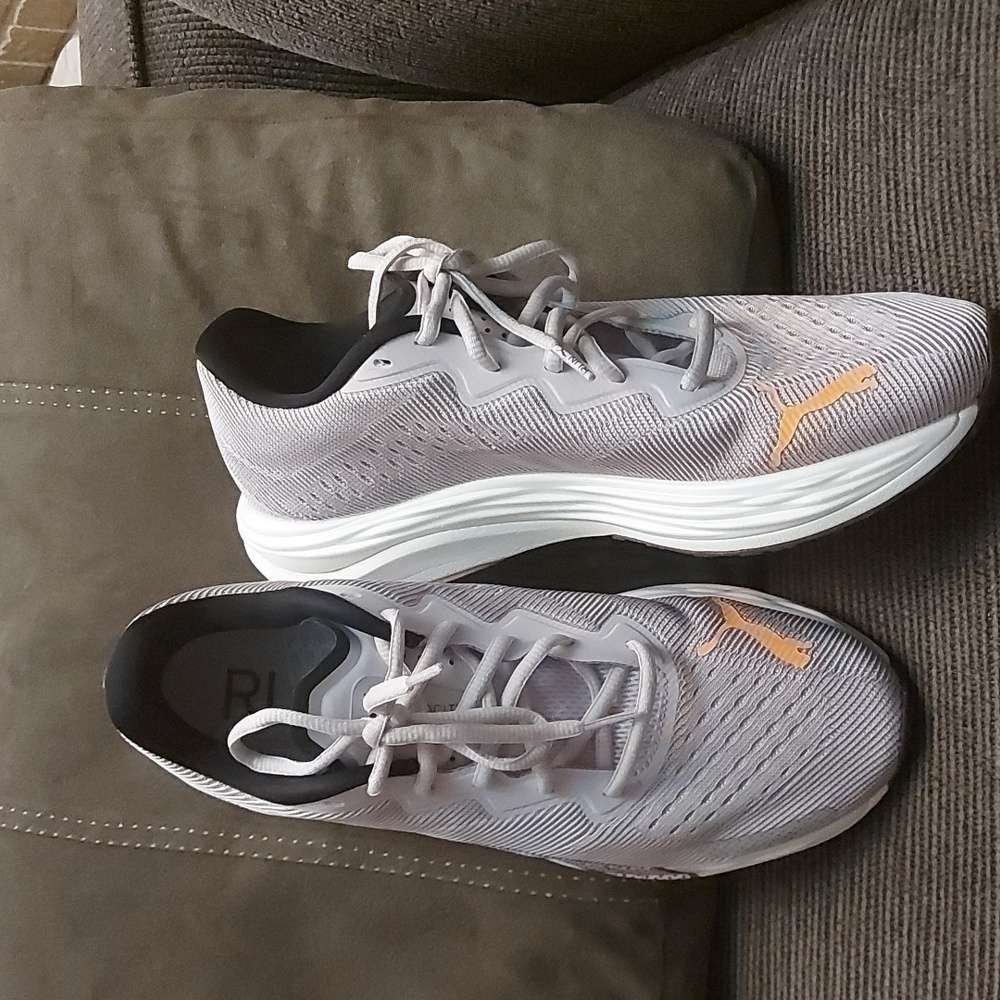 Puma Nitro Sneakers Size 11 Grey Lightweight Runners Spring Comfort Style